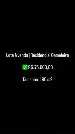 Lote à venda | Residencial Gameleira 1
