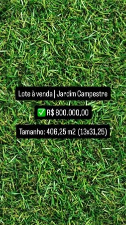 Lote/Terreno em Rio Verde - Residencial Jardim Campestre