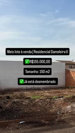 Lote/Terreno em Rio Verde - Residencial Gameleira
