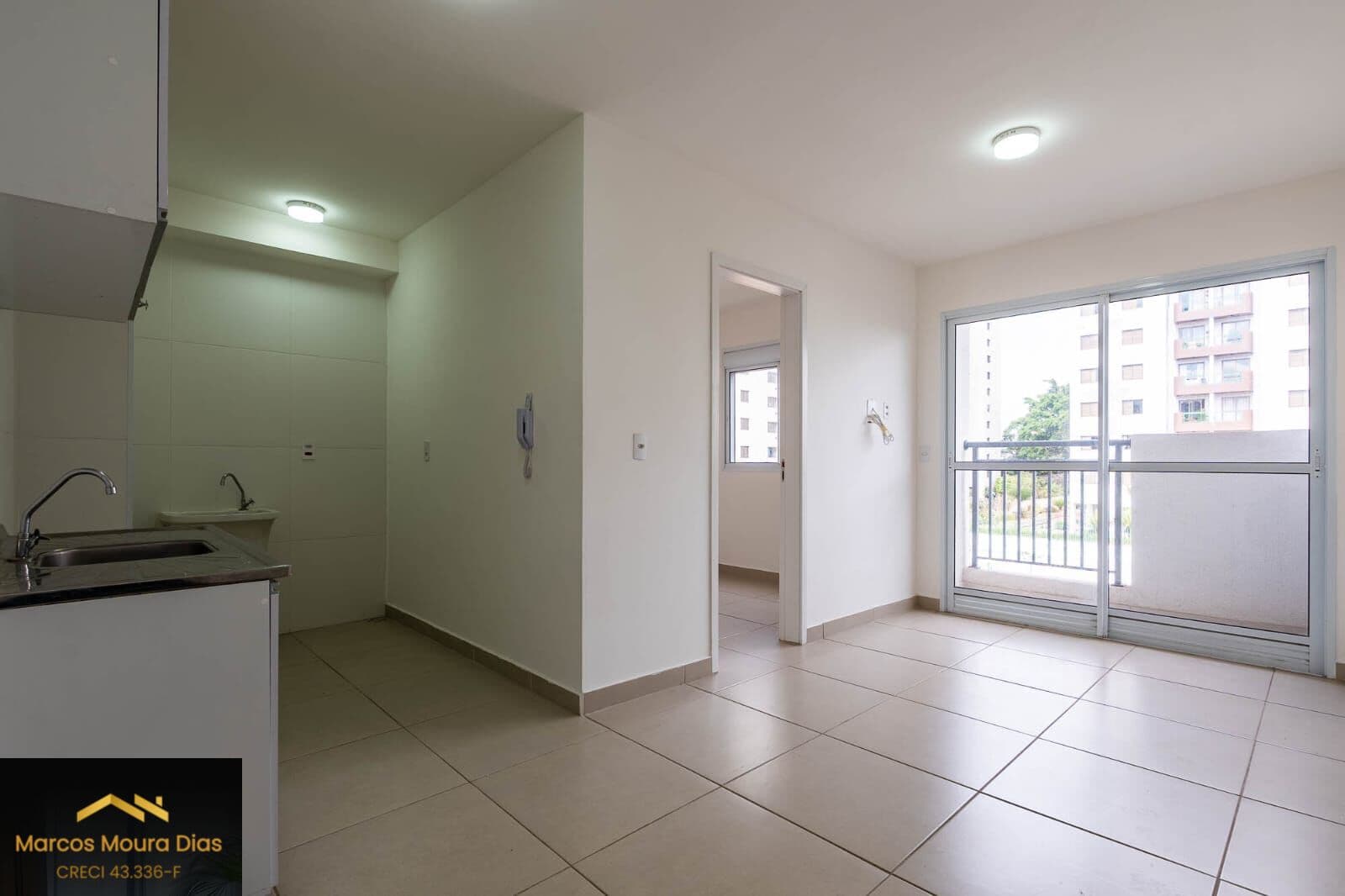 Apartamento moderno perto da USP, 2 Dormitórios, Varanda e 1 Vaga de Garagem
