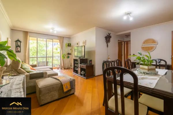 Apartamento com 94 m², 2 Dorm ( 1 suíte), Varanda, 1 Vaga , Edifício com Churrasqueira