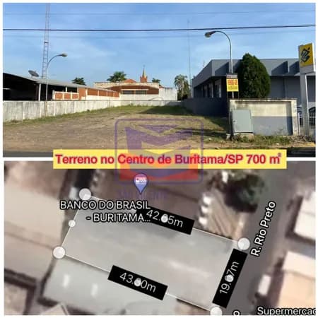 Lote/Terreno em Buritama - Centro