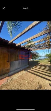 Rancho para Venda às margens do Rio em Buritama com Praia Privativa