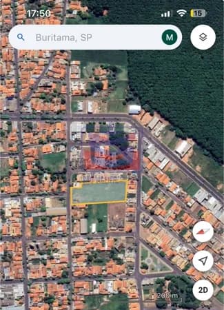 Área Residencial em Centro, Buritama/SP