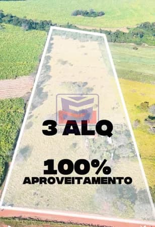 Chácara de 3,0 Alqueires com 100% de aproveitamento em Buritama