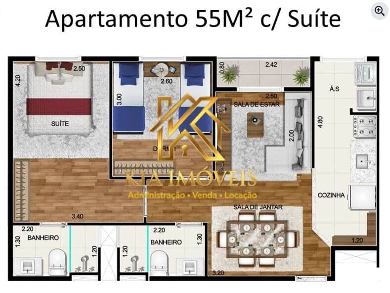 Apartamento à venda no Condomínio Boa Vista