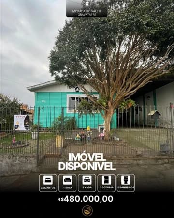 Casa à venda no bairro Morada do Vale III em Gravataí/RS