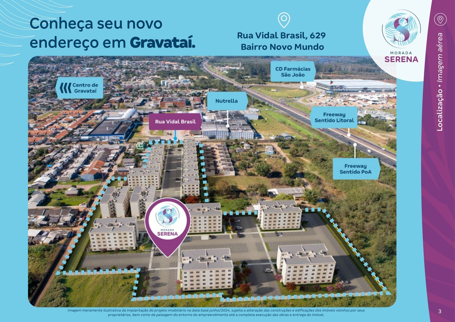 Apartamento em Gravataí - Novo Mundo