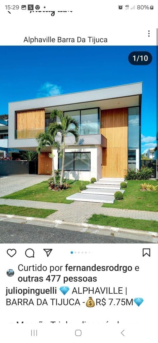 Casa em Barra da Tijuca, Rio de Janeiro/RJ