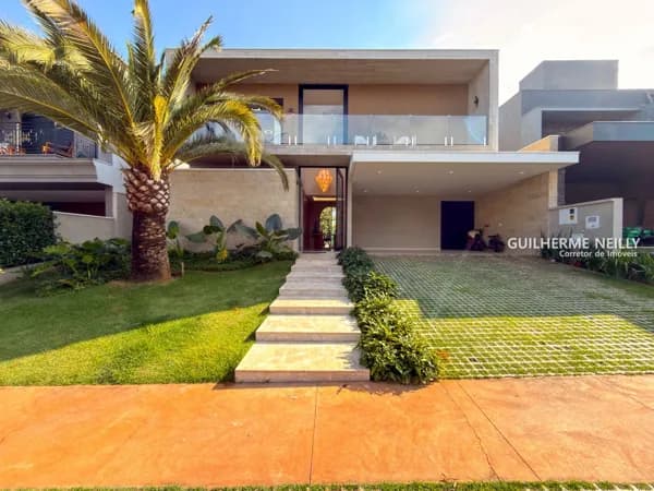 Casa com 4 suítes mobiliada e decorada no condomínio Quinta do Golfe Residencial