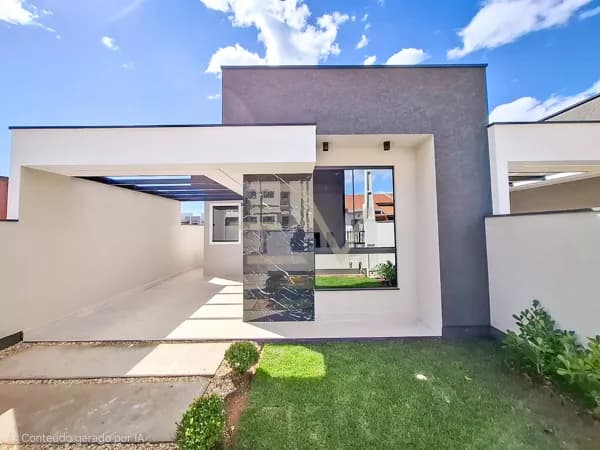 Casa Moderna 3 dormitórios, no Vila Nova