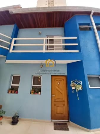 Sobrado em Condomínio à Venda no Centro de Osasco 2 Suítes 111m² Planejados Varanda