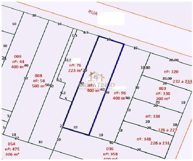 TERRENO DE 400 M² A VENDA AO LADO DO PARQUE CENTRAL E AV. PEREIRA BARRETO!