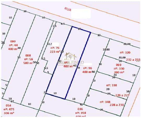 TERRENO DE 400 M² A VENDA AO LADO DO PARQUE CENTRAL E AV. PEREIRA BARRETO!