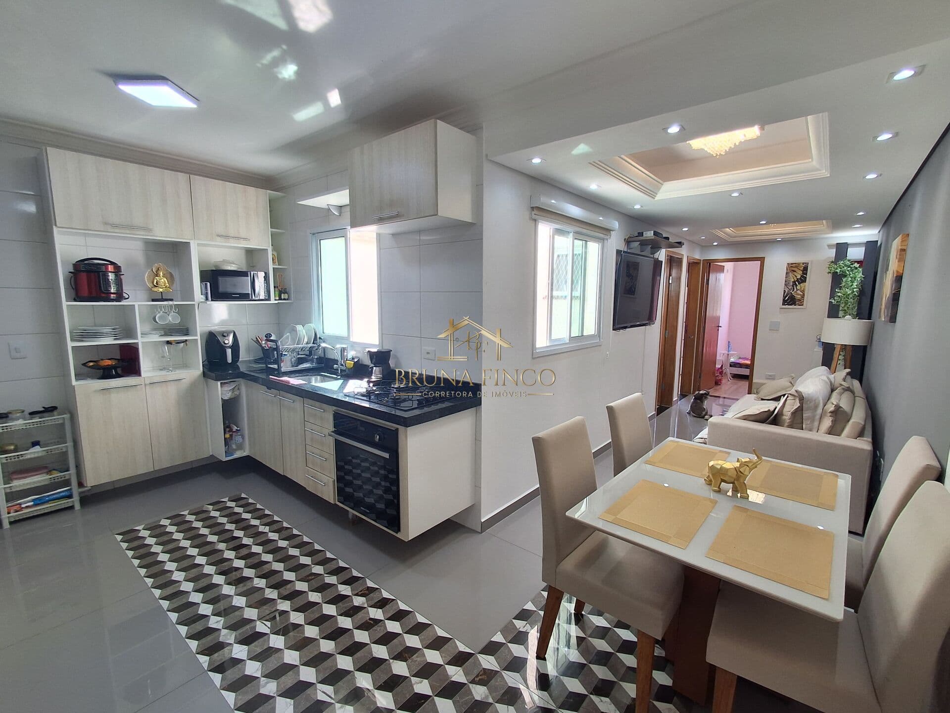 LINDA COBERTURA - PORTEIRA FECHADA - 100 M² - VILA PIRES, SANTO ANDRÉ!
