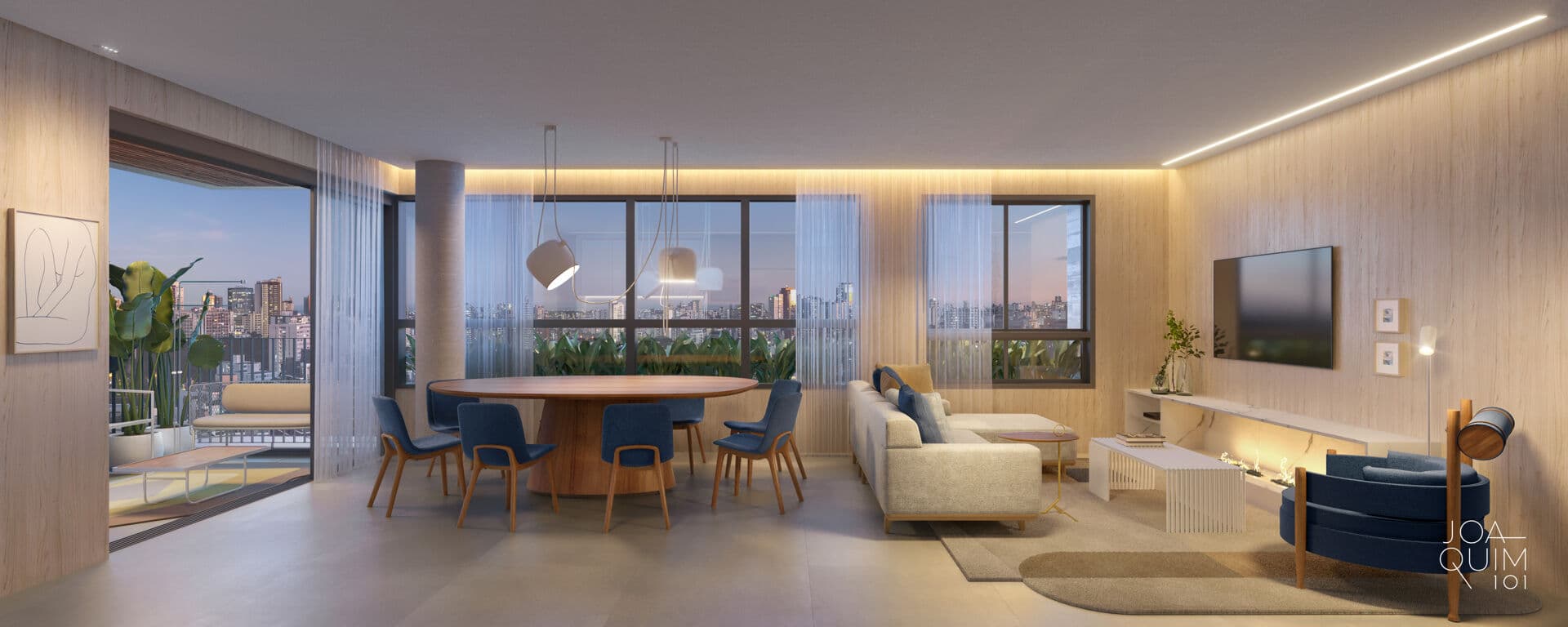 Apartamento Alto Padrão com 2 suites e 2 vagas no Ahu