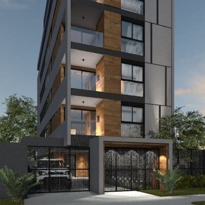 Studio à venda no Cabral | 24m², vaga de garagem – CABRAL 635, entrega julho/2025
