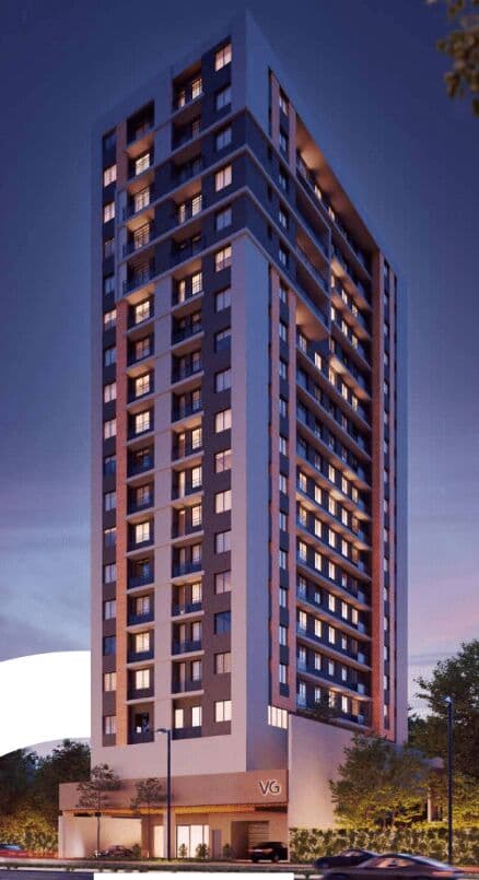 VG Martelli – Apartamentos 1 quarto na Rua Visconde de Guarapuava | Modernidade no Centro de Curitiba