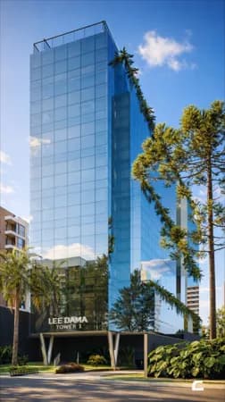 Studio, Studio Garden e 1 Dormitório no Água Verde em Curitiba LEE DAMA Tower com Rooftop e Housi