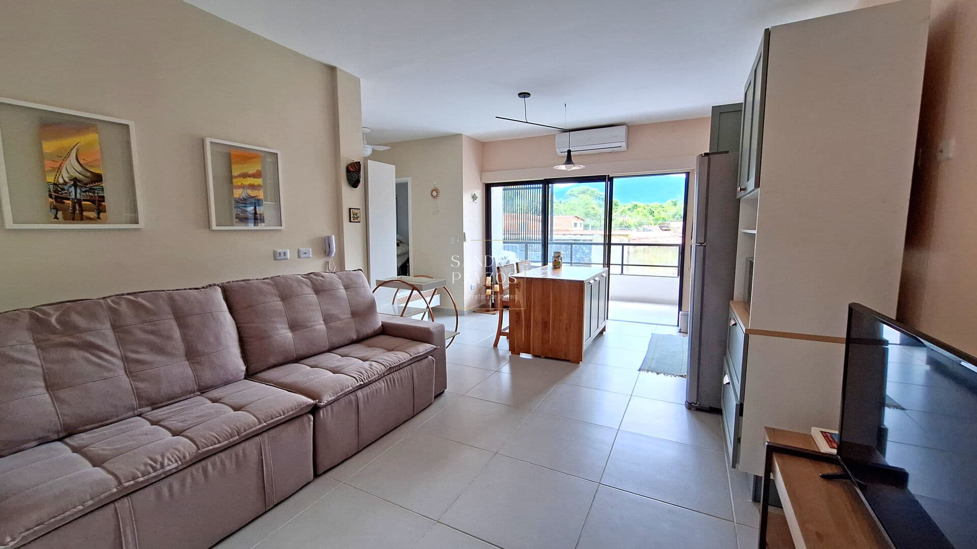 Apartamento à Venda 1 Dormitório Mobiliado Varanda Gourmet Perequê Açu Ubatuba 46,16 m²
