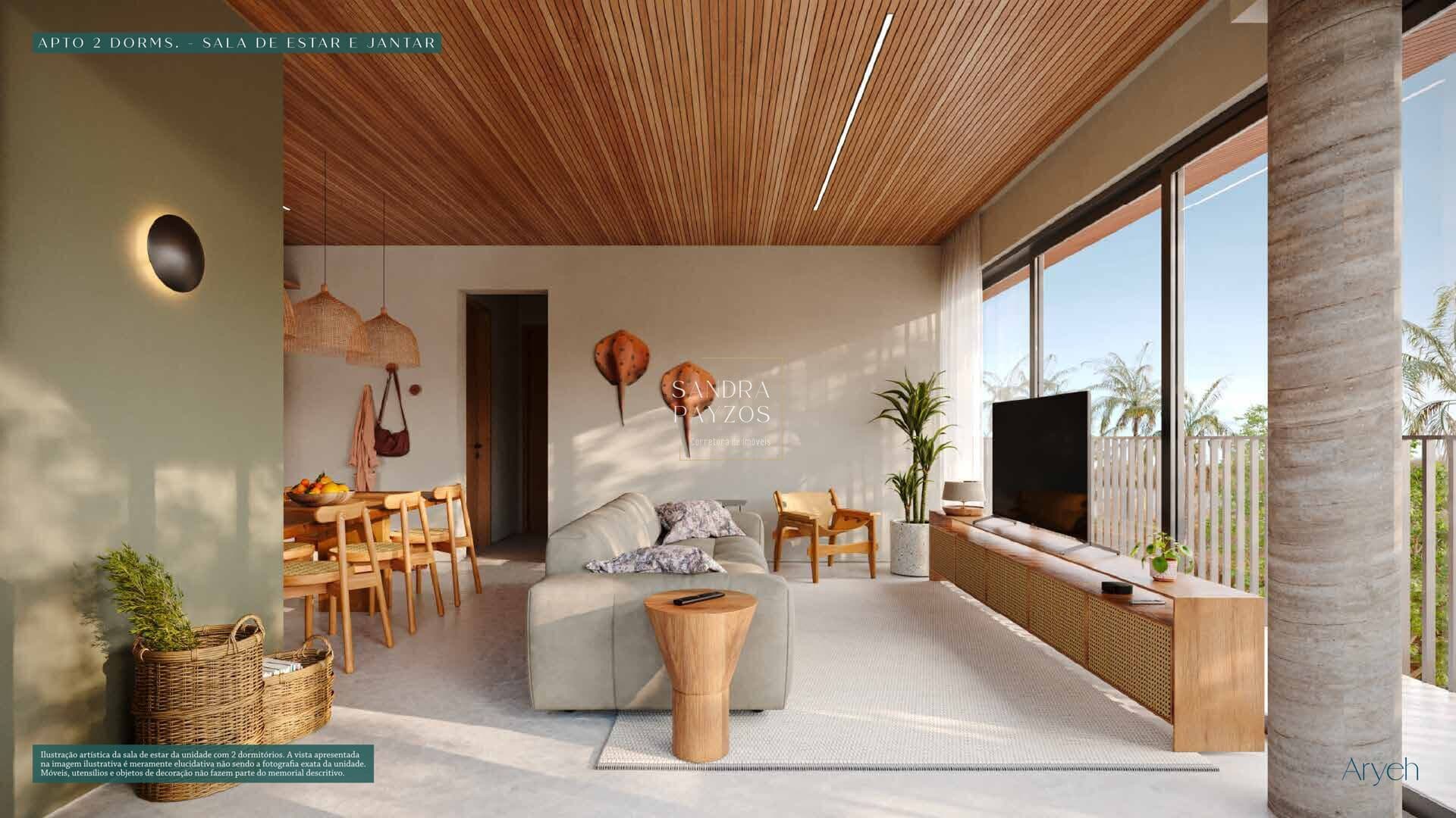 Apartamento 2 Dormitórios (1 Suíte) 90m²Alto Padrão Tenório/Ubatuba