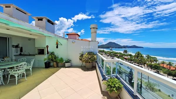 Cobertura Duplex 4 Suítes com Vista Mar à Venda na Praia Grande em Ubatuba