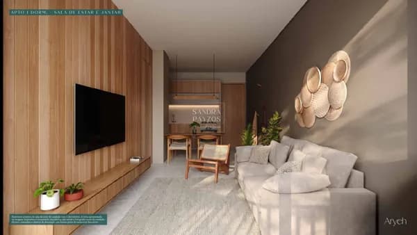 Apartamento 1 suíte 50m² Alto Padrão Tenório/Ubatuba
