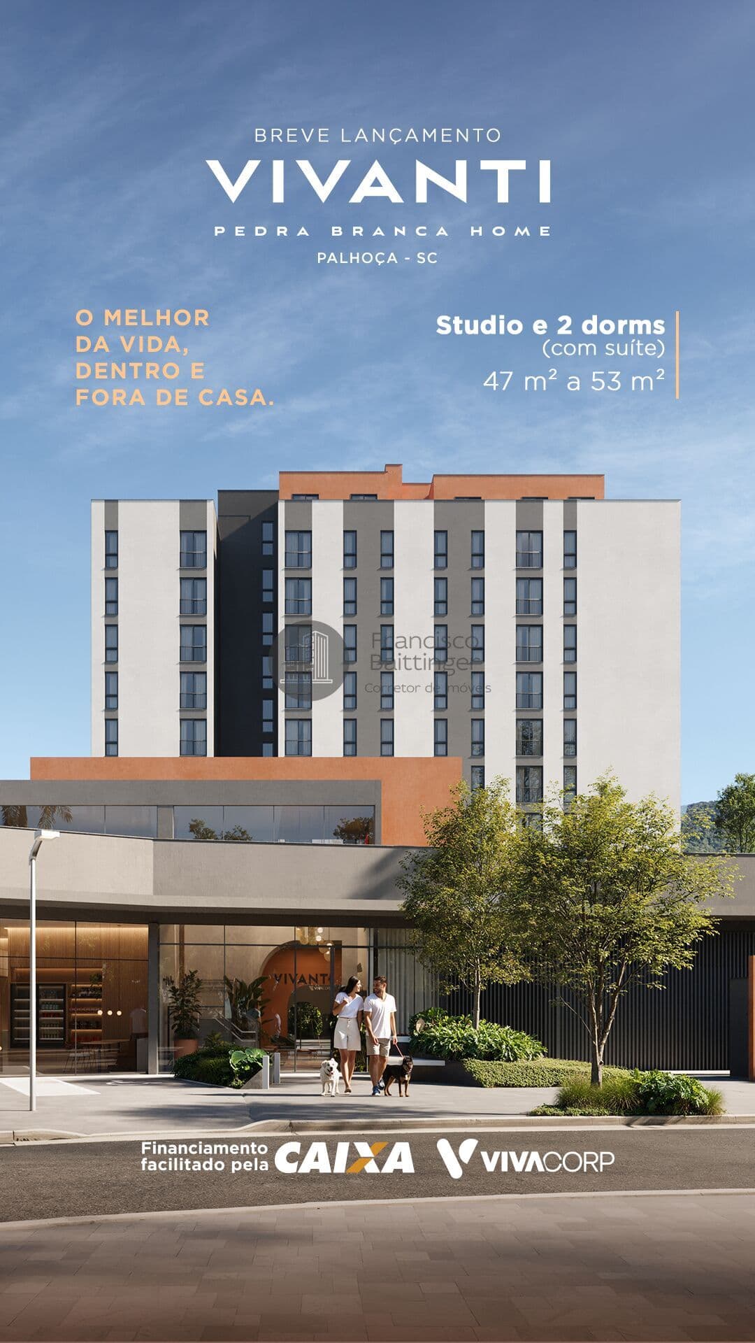 Apartamento em Palhoça - Pedra Branca