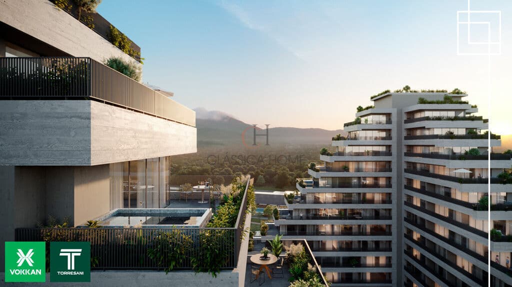 Ap 2 Suítes + Sacada c/ Piscina, 2 Vagas, Vértice, Vivapark Porto Belo, SC