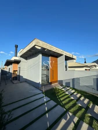 Casa Geminada a venda de 03 Dormitórios sendo 01 Suíte no bairro Guarda do Cubatão em Palhoça-SC