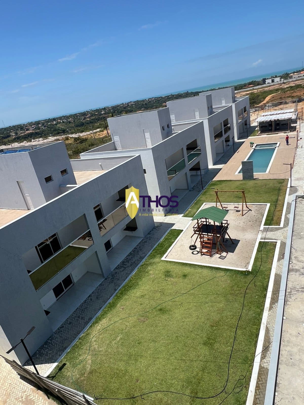 Apartamento térreo em Jacumã-PB