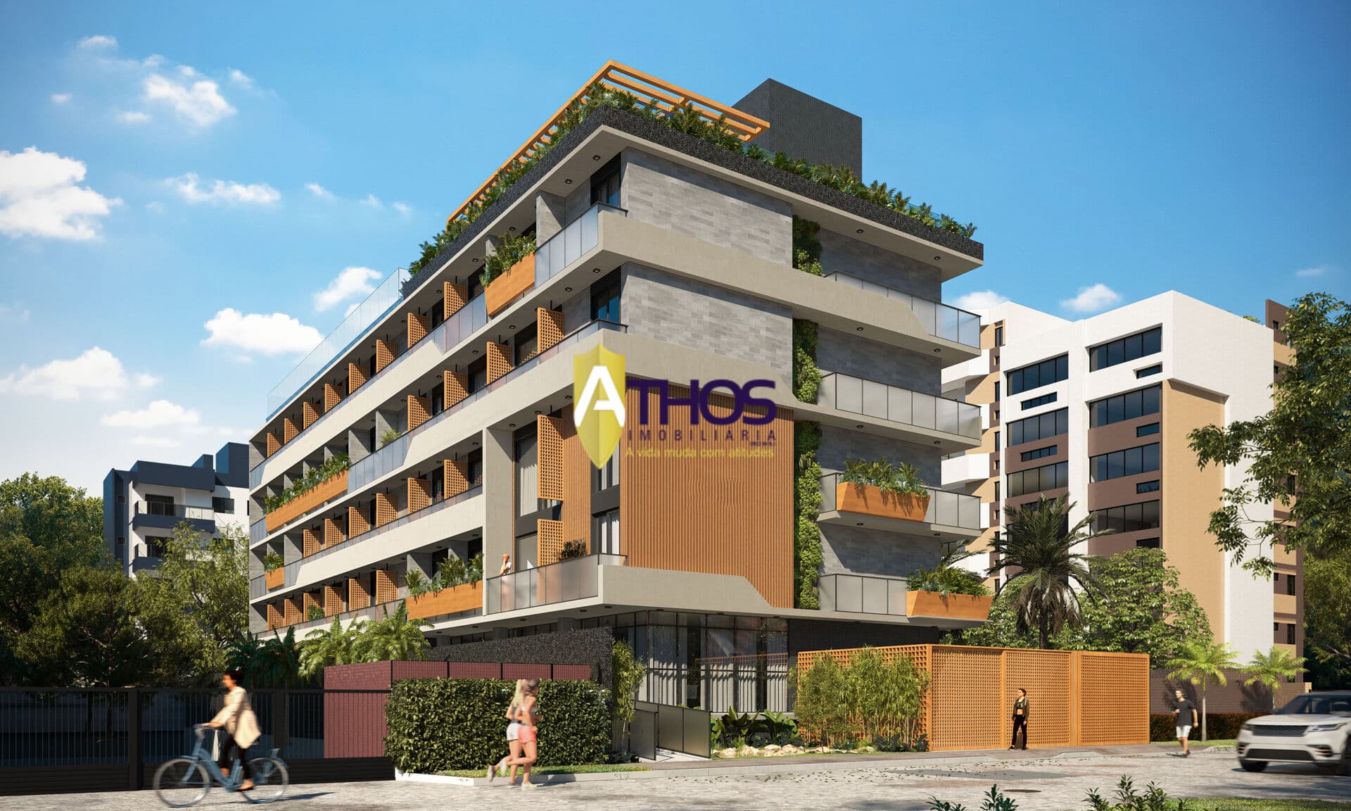 Apartamento Garden Térreo em Cabo Branco, João Pessoa/PB