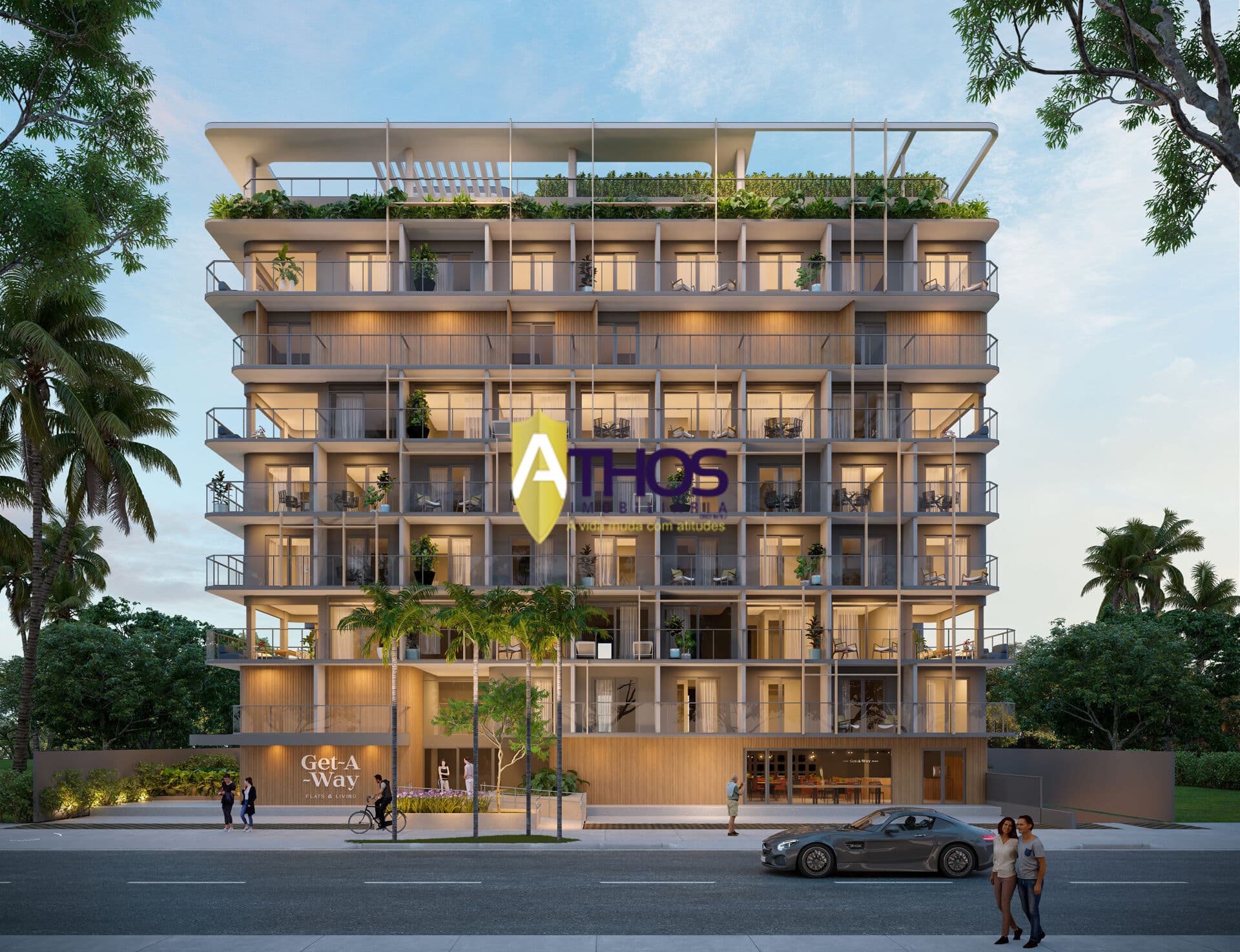 Apartamento Studio Cobertura em Tambaú, João Pessoa/PB