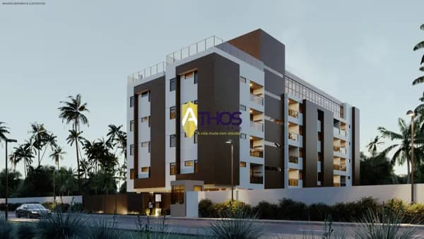Apartamento em Ponta de Matos, Cabedelo/PB de 3 Quartos