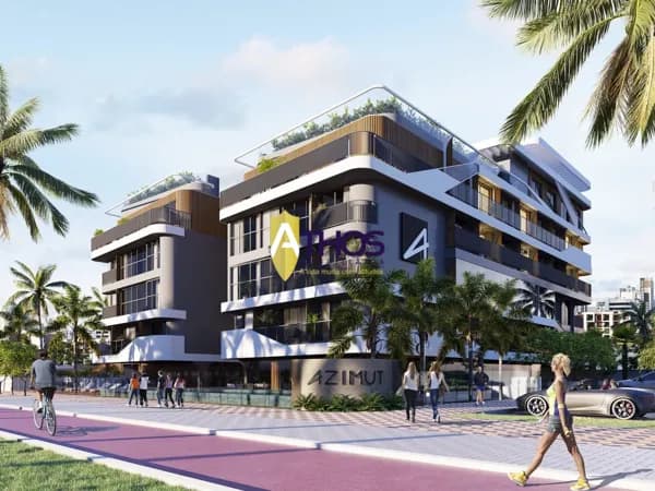 Apartamento Flat em Intermares, Cabedelo-PB 1 Quarto com Área de Lazer Completa