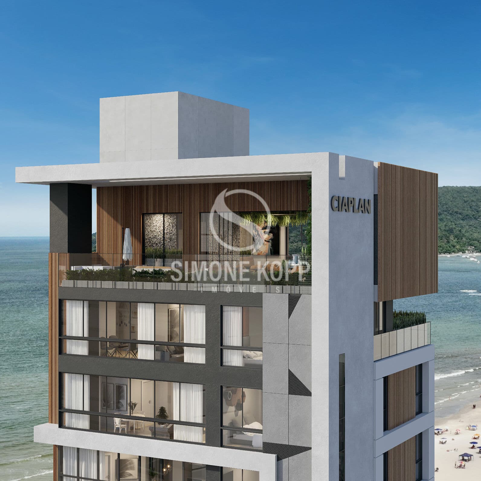 Apartamento Alto Padrão andar alto quadra mar em balneário camboriú