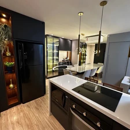 Apartamento mobiliado e lazer completo a 150m do mar