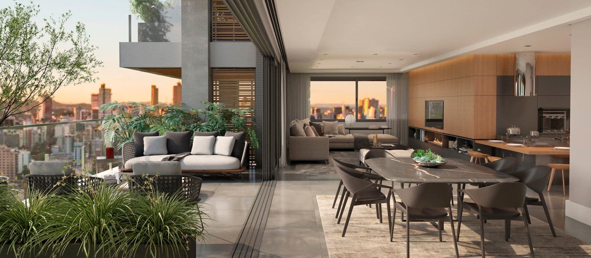 Apartamento 3 suítes com sacada pertinho da Praça da Encol