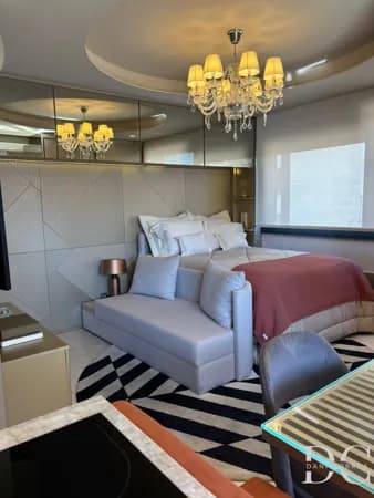 Apartamento estúdio lindamente mobiliado e decorado!!!