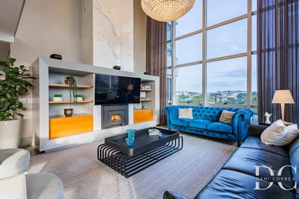 Apartamento 3 suítes mobiliado com vista para Parque Germânia