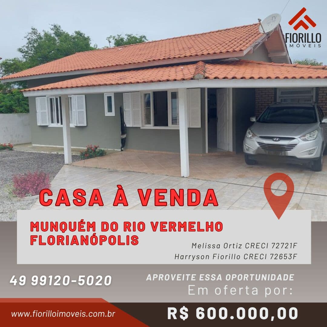 VENDE - Casa no Muquem do Rio vermelho Florianópolis SC
