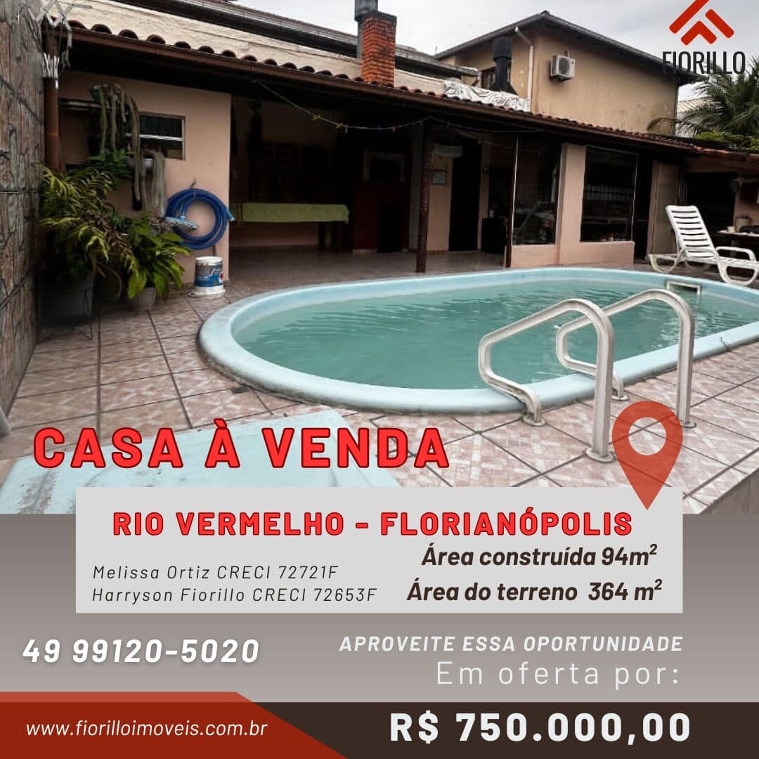 VENDE - casa nos Ingleses do Rio Vermelho - Florianópolis/SC