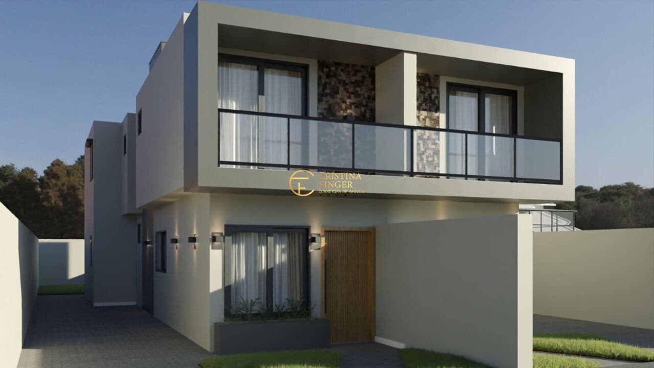 Casa Sobrado Geminado 129,4m² 3 dormitórios 1 suíte Nova Palhoça