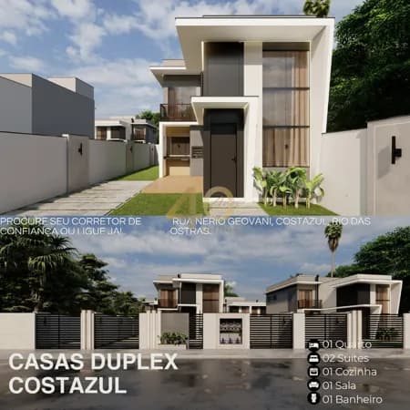 Sobrado em Rio das Ostras - Costazul