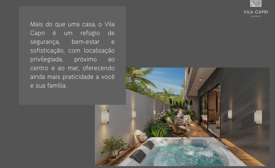 Vila Capri- Condomínio no Bairro Ferraz, Garopaba/SC