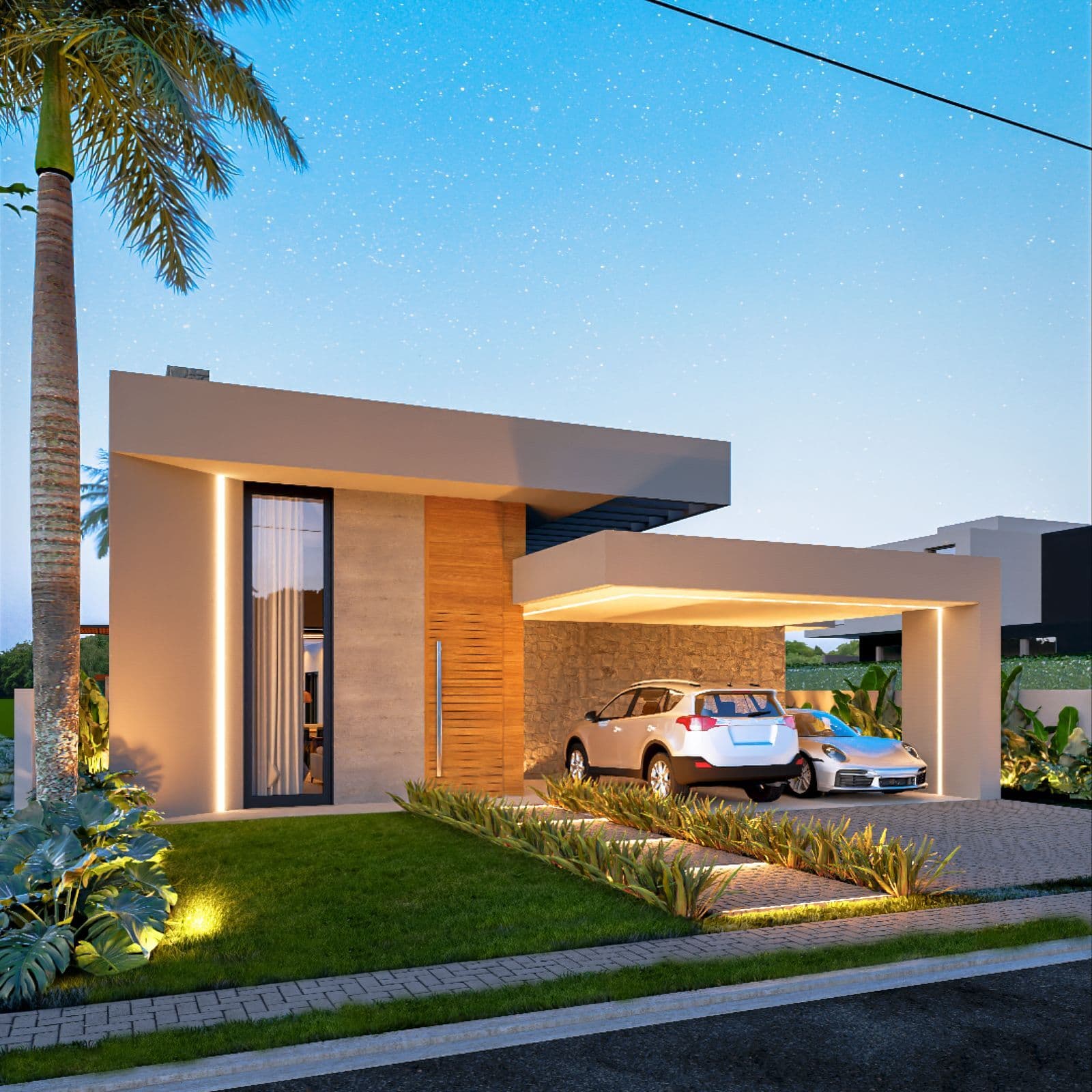 Casa de luxo com 161 m²privativos, 3 dormitórios, no Condomínio Aqualina Lake Club, no bairro Campo D´Una, para venda no valor de R$ 1.650.000,00