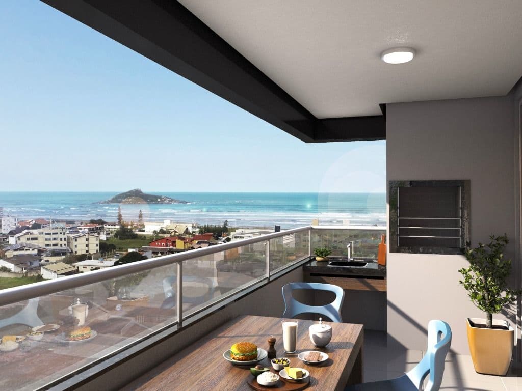 Apartamento com 3 dormitórios à venda, 109 m² por R$ 860.000,00 - Centro - Imbituba/SC