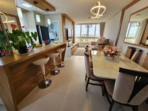 Apartamento com 3 dormitórios à venda, 129 m² por R$ 1.200.000,00 - Centro - Imbituba/SC - Edifício Sonata, pronto pra morar