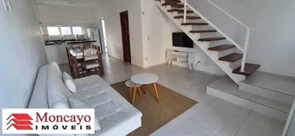 Sobrado em condomínio com 2 suítes para venda no Massaguaçu, Caraguatatuba - SP.