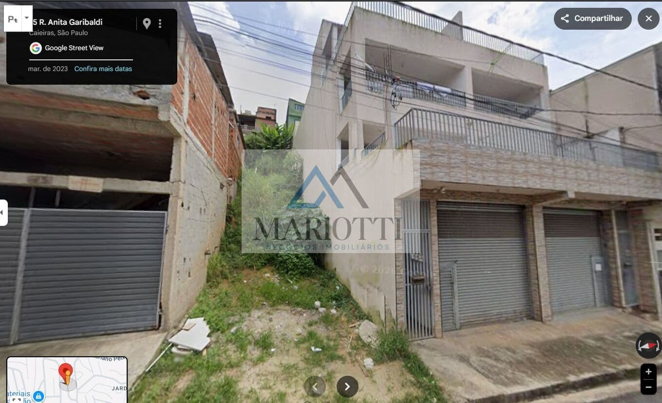 Terreno com 125 m² no bairro Jardim Vitória em Caieiras/SP